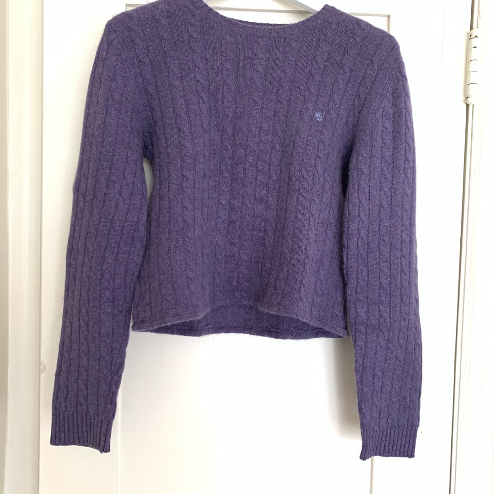 Vintage Ralph Lauren Cashmere Cropped Sweater